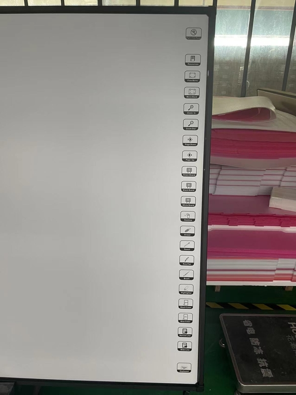 تخته سفید تعاملی IBoard با سازگاری بالا برای عمده فروشی کارخانه برای آموزش در کلاس درس، زاویه دید گسترده، تخته سفید الکترونیکی تعاملی