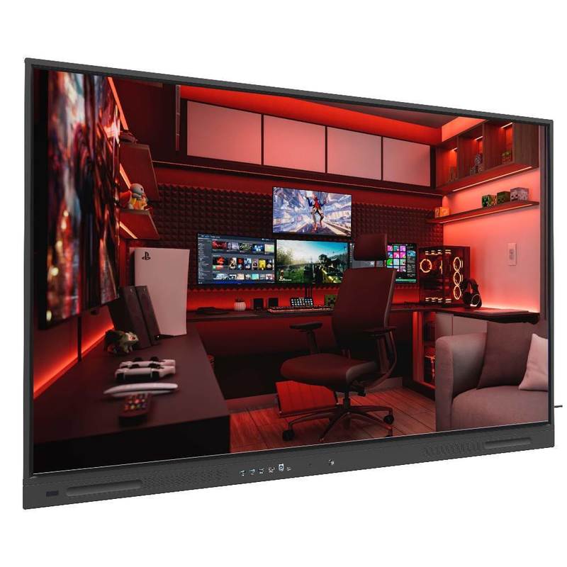 صفحه سفید تعاملی IR 75 86 اینچ اندروید 14 8+128G رام و روم با وای فای BT Ai ویژگی های نرم افزار صفحه سفید برای آموزش کلاس درس اتاق کنفرانس جلسه