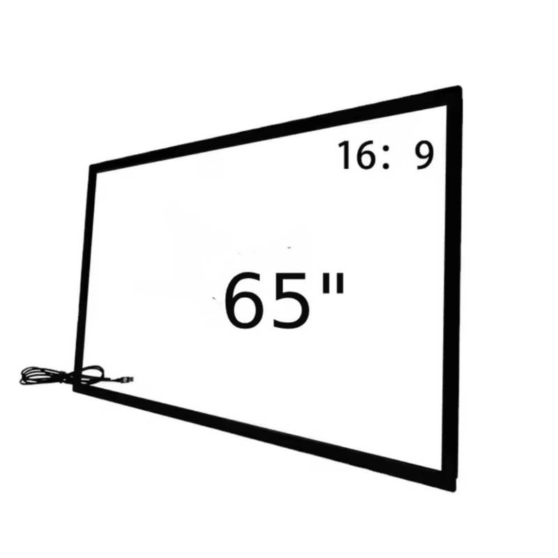 قاب لمسی مادون قرمز پوشش 32 43 49 55 65 75 اینچ 40 نقاط لمسی مادون قرمز با اتصال USB برای مانیتور تلویزیون توتم کیوسک دیجیتال