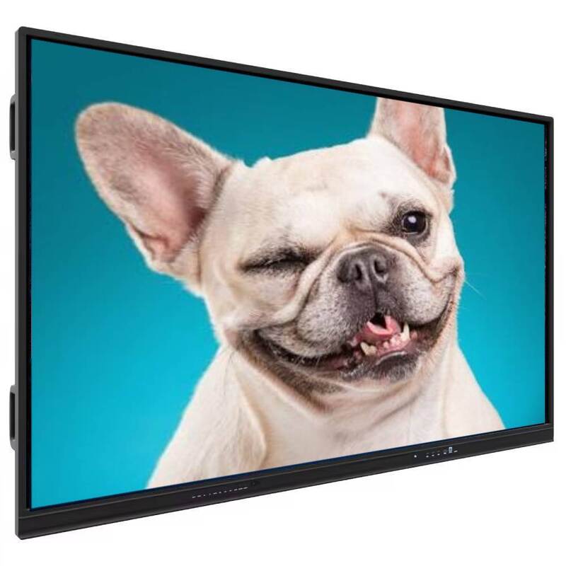 پانل مسطح تعاملی با دو کلید سریع دو طرفه پشتیبانی از سنسور نور و دمای کار 0 ° C ~ 50 ° C برای جلسات کاری