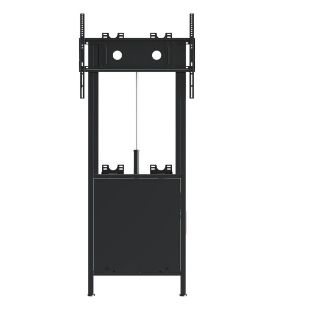 پایه متحرک قابل تنظیم ارتفاع برقی، پایه زمینی تا سایز 86 اینچ برای تلویزیون/صفحه نمایش تعاملی