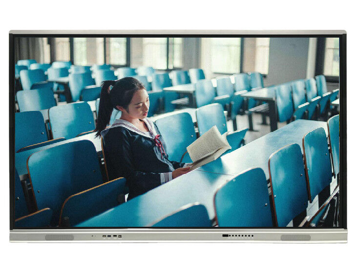 65 اینچ 4K رزولوشن مادون قرمز لمس تعاملی صفحه سفید هوشمند برای آموزش و کنفرانس