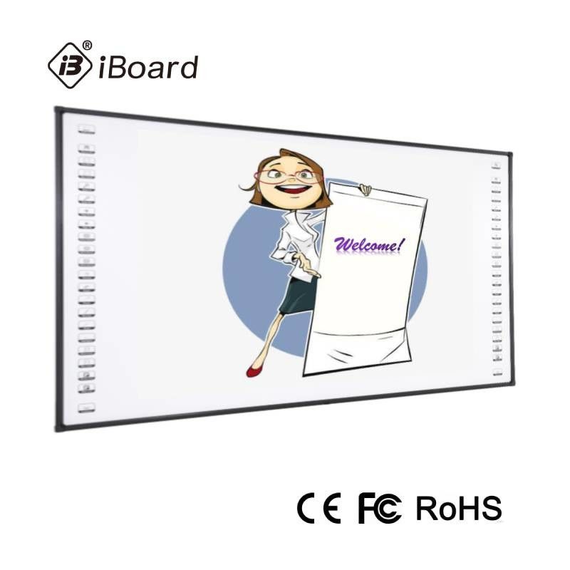 IBoard چند اندازه مادون قرمز چند لمسی صفحه هوشمند IR تعاملی صفحه سفید الکترونیکی برای آموزش مدرسه جلسه