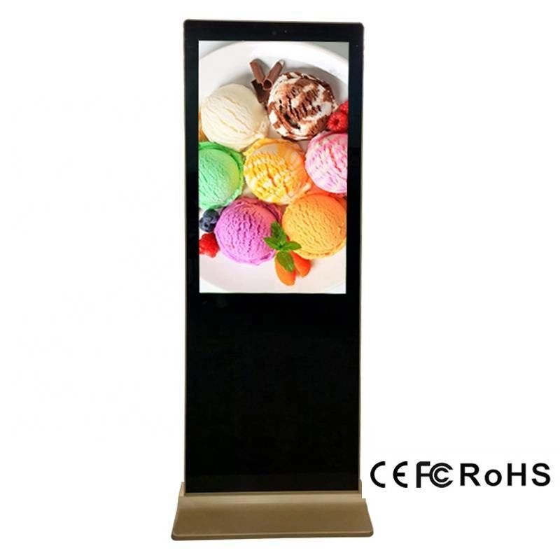 طراحی داخلی سفارشی سوپر مارکت صفحه نمایش تبلیغاتی LCD استند کیوسک سیگنال دیجیتال