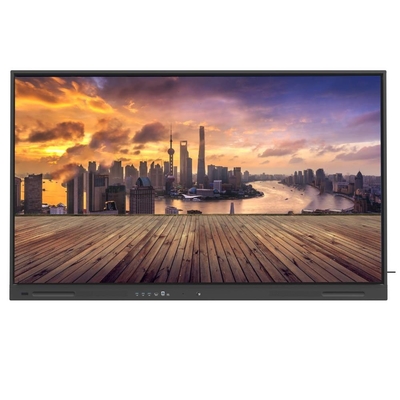پانل مسطح تعاملی 65 75 86 98 اینچ اندروید 13 لمسی 8+64G صفحه نمایش USB HDMI TYPE-C مانیتور برای