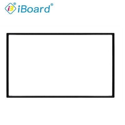 Iboard Interactive Whiteboard Overlay تاچ مادون قرمز 120 اینچ 10 نقطه پورت USB 4K پروژکتور White Board For Room School