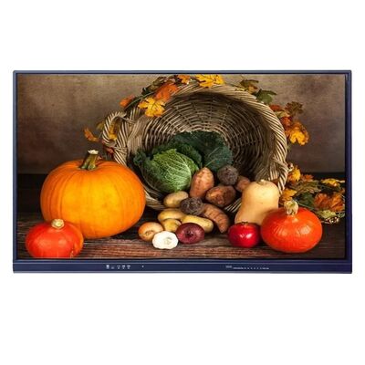 صفحه نمایش هوشمند LCD 65 75 86 98 اینچ تعاملی شیشه گرم 4 میلی متری اندروید ویندوز 10/11 پرو لمسی انگشت هوشمند