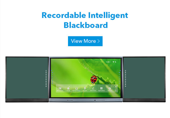 صفحه سیاه متصل به IR با صفحه نمایش DLED 75 86 98 اینچی گزینه ای سفید / سبز / قلم BlackBoard شامل