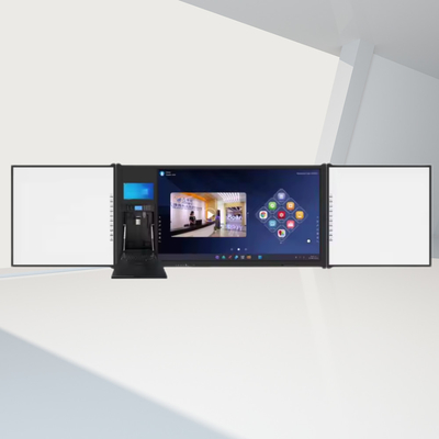 iBoard تجهیزات آموزشی صفحه لمسی 75 اینچی بهترین صفحه هوشمند متصل به هم LCD Smart Blackboard