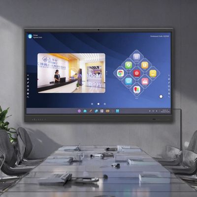 Iboard Factory Direct 75 Inch 4K Multi Touch Smart Screen Interactive Flat Panel Display Whiteboard برای جلسات و تدریس
