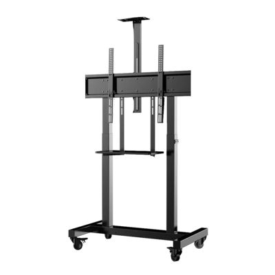 تلویزیون کف ایستاده موبایلی ارتفاع ایستاده قابل تنظیم TV Cart Mount برای تلویزیون های هوشمند رابط