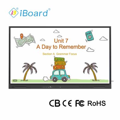 محصول طراحی جدید 4k 65 اینچ صفحه لمسی چند زبان نرم افزار LCD Smart Board اندروید صفحه تعاملی برای کانال شریک