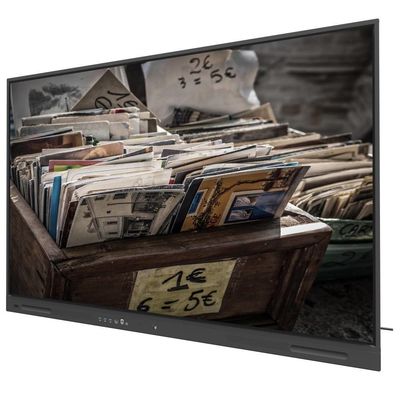 کسب و کار خود را با صفحه هوشمند LCD سیاه با خروجی های USB و 350cd / m2 WIFI و اشتراک بی سیم 110 اینچ افزایش دهید