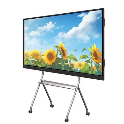 صفحه هوشمند LCD بزرگ 98 110 اینچ با 50،000 ساعت امکان کامل جلسات شما را باز کنید صفحه سفید تعاملی عمر طولانی راه حل نهایی همکاری و نرم افزار