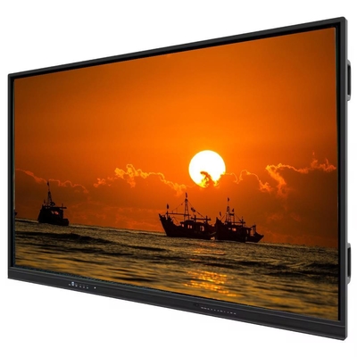 قیمت کارخانه 4k 65 75 85 96 110 اینچ صفحه نمایش لمسی نرم افزار چند زبانه ال سی دی برد هوشمند اندروید برد تعاملی