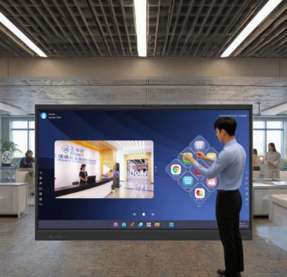 قیمت کارخانه IBoard صفحه نمایش لمسی 4k نرم افزار چند زبانه LCD Smart Board اندروید صفحه نمایش تعاملی برای مدرسه