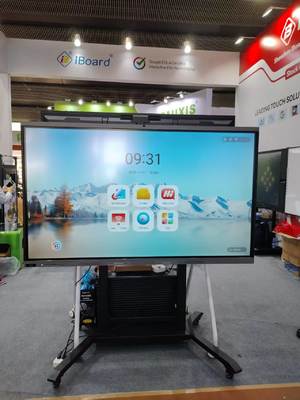 فابریک مستقیم IBoard سری TE-QS اندروید 14 8+128G صفحه نمایش تخت تعاملی همه در یک سیستم ویندوز برنامه ریزی صفحه نمایش بی سیم اختیاری تخته سفید تعاملی برای جلسه کنفرانس اداری