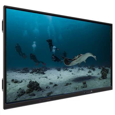 تخته سفید تعاملی IBoard 55-98 اینچی، تخته هوشمند آموزشی با نمایشگر 4K HD، سیستم دوگانه ویندوز و اندروید، شیشه ضد انعکاس نور تمپر شده