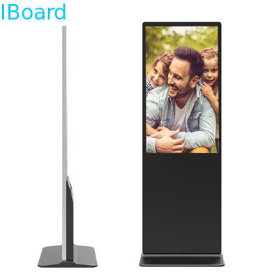 سیگنال دیجیتال ایستاده رایگان با روشنایی 500-2500 نیت و صفحه نمایش LCD 16.7M رنگ برای تبلیغات داخلی