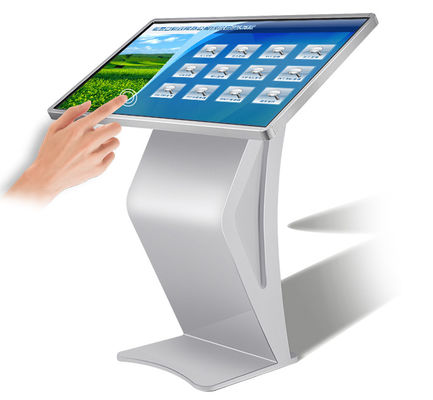 کیوسک صفحه نمایش لمسی 16 9 ، علامت های دیجیتال کف ایستاده 3840x2160