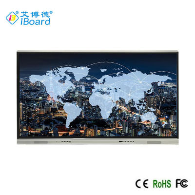صفحه‌نمایش لمسی تعاملی 75 اینچی وایت برد 1651x929 میلی‌متری، Android8.0، مشکی و نقره‌ای
