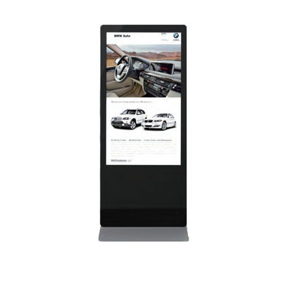 صفحه نمایش علامت های دیجیتال ایستاده کف 65 اینچ 178 درجه تایید FCC