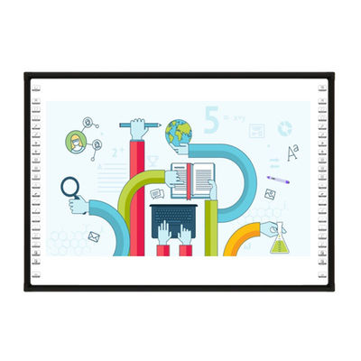 تخته وایت برد تعاملی چند لمسی School T سری 10 رنگ نقره ای با نرم افزار آموزشی