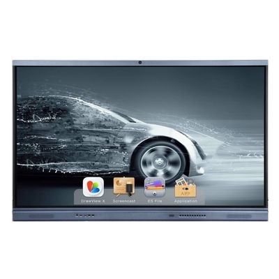 دوربین اندروید 3+32G میکروفون 4K صفحه تخت تعاملی 75 اینچی برای آموزش مدرسه
